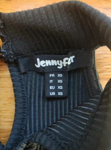Jennyfer top tomara que caia preto PP – photo 3